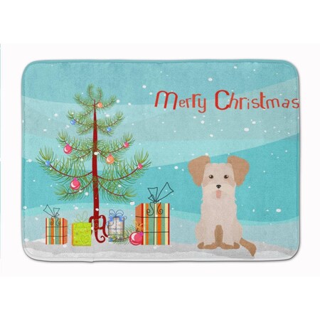 Carolines Treasures Morkie No.3 Christmas Tree Machine Washable Memory Foam Mat CK3889RUG